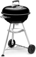 Weber Compact Kettle 47 cm – Holzkohlegrill, mit Rädern