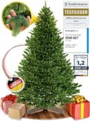 ArtiTree Weihnachtsbaum 180 cm – 100% Spritzguss Nordfichte