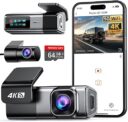 Navycrest Dashcam 4K + 1080P – Dual-Kamera mit 5 GHz WiFi & Parkschutz