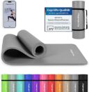 MSPORTS Gymnastikmatte Premium 190×60×1,5 cm – hautfreundlich & griffig