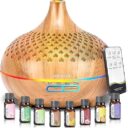 500 ml Aroma Diffuser mit 8 Ölen, Fernbedienung und 14 Farben