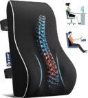 Memory-Foam Rückenkissen mit Doppelriemen für Bürostuhl