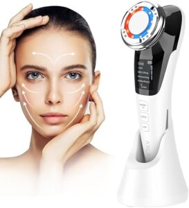 ANLAN 5-in-1 Gesichtsmassagegerät mit EMS und Lichttherapie