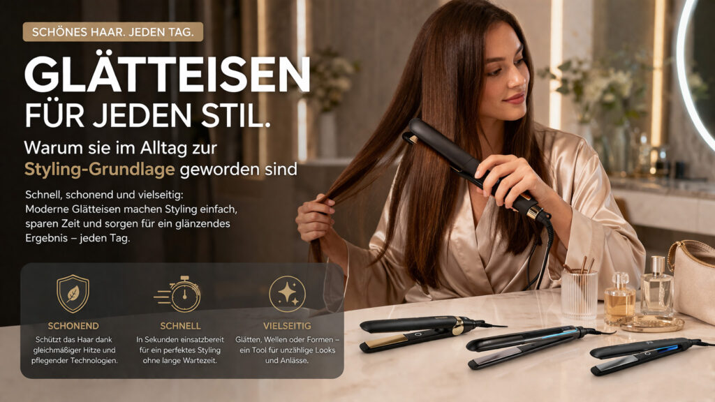 Glätteisen im Alltag: Warum sie für viele zur Styling-Grundlage geworden sind