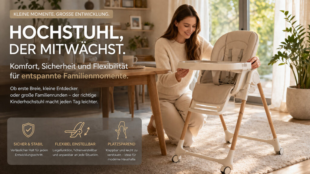 Mehr Ruhe beim Essen? Diese Hochstühle können den Familienalltag entspannter machen