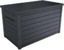 Koll Living Goliath XXL Auflagenbox 870 Liter in Holzoptik