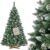 FairyTrees Weihnachtsbaum künstlich 220 cm – Kiefer, sanft beschneit