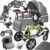 KESSER Loops 4-in-1 Kinderwagen – Kombi-Set mit Babyschale & Vollgummi-Rädern