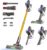 MONSGA Akku-Staubsauger – 45.000 Pa, 50 Min, LED & Anti-Tangle