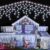 Ollny Eisregen-Lichterkette 15 m – 600 LEDs, 8 Modi & Fernbedienung