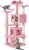 Yaheetech Kratzbaum 139 cm – 3 Plattformen, 2 Höhlen